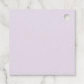 Waterverf Lavender Fields Dank u voor labels (Achterkant)