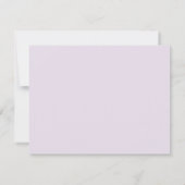 Waterverf Lavender Fields Personal Note Kaart Notitiekaartje (Achterkant)