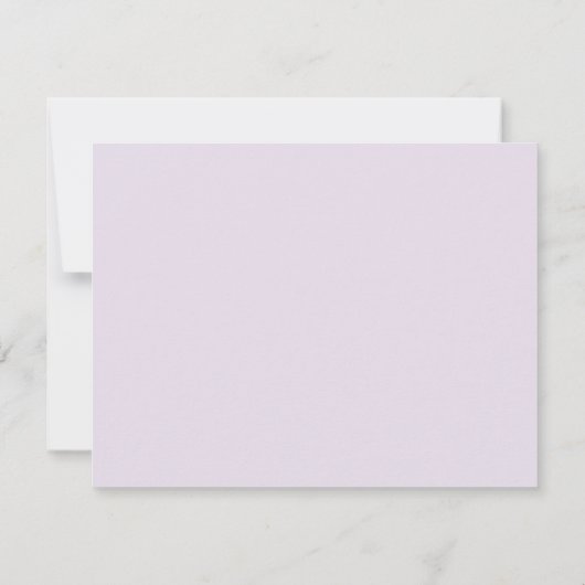 Waterverf Lavender Fields Personal Note Kaart Notitiekaartje (Achterkant)