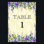 Waterverf Lavender Floral Yellow Place Card Kaart<br><div class="desc">Waterverf lavender floral op gele receptieplaatjes. Alle tekststijl,  kleuren en grootten kunnen perfect op uw behoeften worden afgestemd. Ik zou graag met je samenwerken als je een van de andere geweldige trouwproducten van Zazzle nodig hebt die aangepast zijn aan de wedstrijd. E-mail me op momentstotreasuregreetings@gmail.com</div>