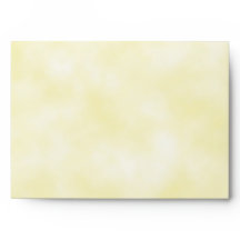 Waterverf Lavender Floral Yellow Wedding Envelope