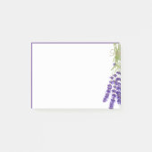 Waterverf Lavender Flower Garden Floral Bouquet Post-it® Notes (Voorkant)