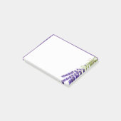 Waterverf Lavender Flower Garden Floral Bouquet Post-it® Notes (Schuin)