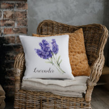 Waterverf Lavender Flowers