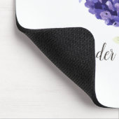 Waterverf Lavender Flowers Muismat (Hoek)