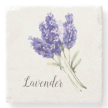 Waterverf Lavender Flowers