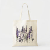 Waterverf Lavender Flowers Tote Bag (Voorkant)