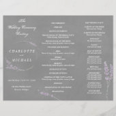 Waterverf lavender gray bruiloft (Voorkant)