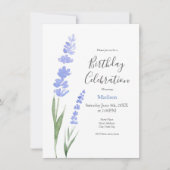 Waterverf Lavender Kaart (Voorkant)