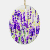 Waterverf lavender keramisch ornament (Rechts)