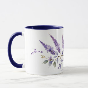 Waterverf lavender mok