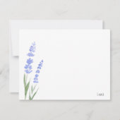 Waterverf Lavender Note Card Notitiekaartje (Voorkant)