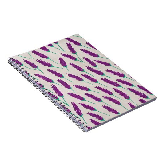 Waterverf lavender notitieboek (Rechterzijde)