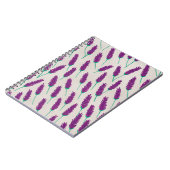 Waterverf lavender notitieboek (Linkerzijde)