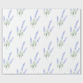 Waterverf lavender Patroon Cadeaupapier (Vlak)