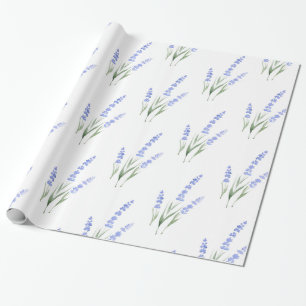 Waterverf lavender Patroon Cadeaupapier