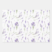 Waterverf lavender Patroon Inpakpapier Vel (Voorkant 2)