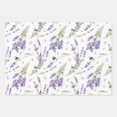 Waterverf lavender Patroon Inpakpapier Vel (Voorkant)