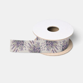 Waterverf Lavender Satijnen Lint