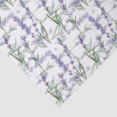 Waterverf lavenderventiel Plant Art Blue Lila Tissuepapier (Detail)