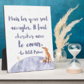 Waterverf Le Petit Prince De kleine prins Fotoplaat (Zijkant)