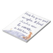 Waterverf Le Petit Prince De kleine prins Notitieblok (Linkerzijde)