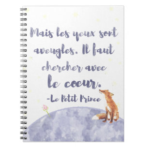 Waterverf Le Petit Prince De kleine prins Notitieboek