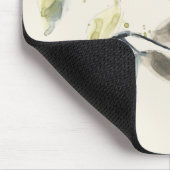 Waterverf Leaf Branch Muismat (Hoek)