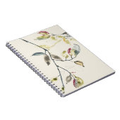 Waterverf Leaf Branch Notitieboek (Rechterzijde)