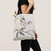 Waterverf Leaf Branch Tote Bag (Dichtbij)