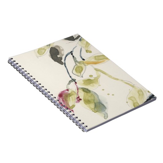 Waterverf Leaf Branch Triptych Notitieboek (Rechterzijde)