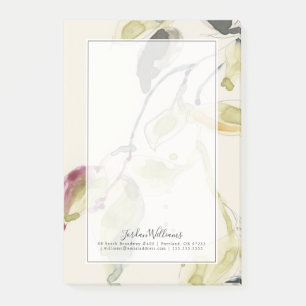 Waterverf Leaf Branch Triptych Post-it® Notes