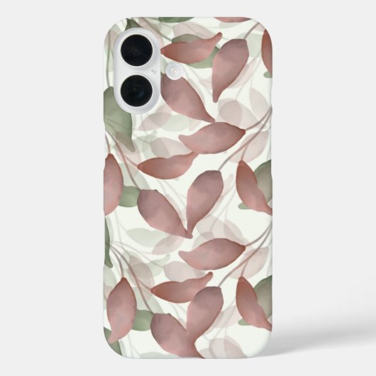 Waterverf Leaf telefoonhoesje Case-Mate iPhone Case (Achterkant)