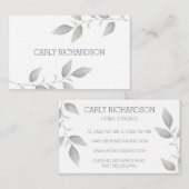 Waterverf Leaf Visitekaartje (Voorkant / Achterkant)