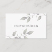 Waterverf Leaf Visitekaartje (Voorkant)