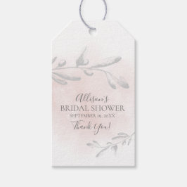 Waterverf leaf Vrijgezellenfeest Favor Gift Label Cadeaulabel