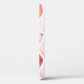 Waterverf leafs textuur herhaalt modern patroon  Case-Mate iPhone case (Achterkant / Links)