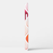 Waterverf leafs textuur herhaalt modern patroon  Case-Mate iPhone case (Achterkant / Rechts)