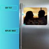 Waterverf Leaves 02 Sla de datum op Magneet