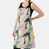 Waterverf leemons en gele naadloze patronen schort (Insitu)