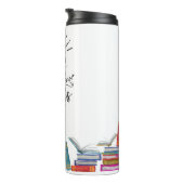 Waterverf Lees meer boeken Leerboeken Nerd Thermosbeker (Geroteerd rechts)