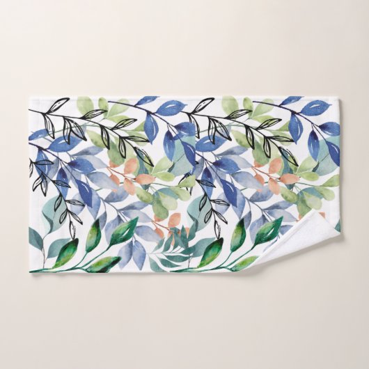 Waterverf leest bad handdoek (Handdoek)