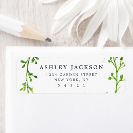 Waterverf leest etiket (Insitu)