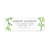 Waterverf leest etiket (Voorkant)