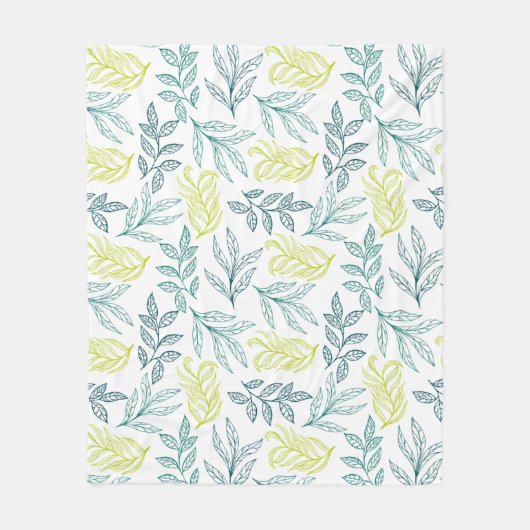 Waterverf leest fleece deken (Voorkant)