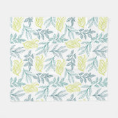 Waterverf leest fleece deken (Voorkant (Horizontaal))