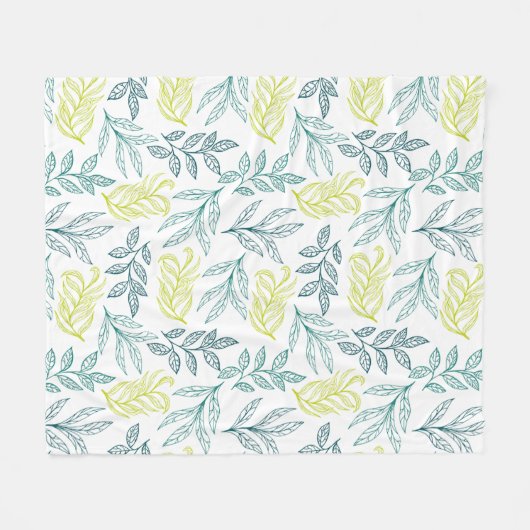 Waterverf leest fleece deken (Voorkant (Horizontaal))