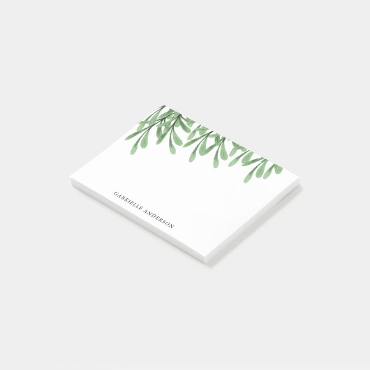 Waterverf leest | Gepersonaliseerd Post-it® Notes (Schuin)