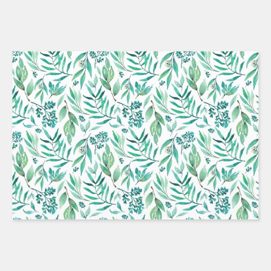 Waterverf leest inpakpapier vel (Voorkant 3)