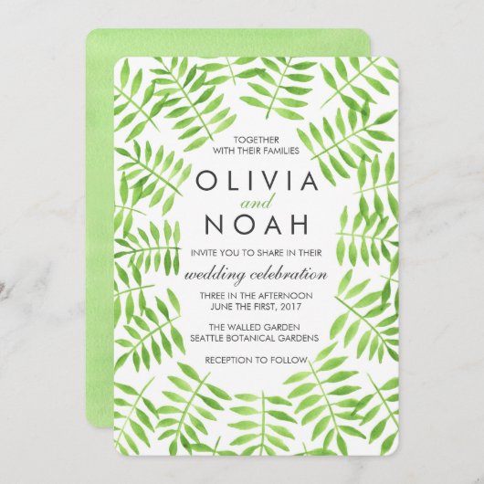 Waterverf leest kaart (Voorkant / Achterkant)